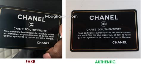 how to check chanel authenticity card|how to tell Chanel authenticity.